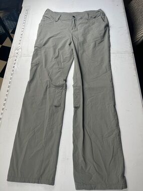 Isis Women's Light Gray Boot-Cut Cargo Pants